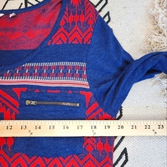 SOFT SURROUNDINGS AZTEC 3/4 SLEEVE TUNIC, SZ MEDIUM - Picture 11 of 11